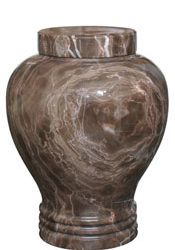 Tiger Eye Marble Urn