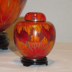 Fall Leaf Cloisonne Mini Keepsake