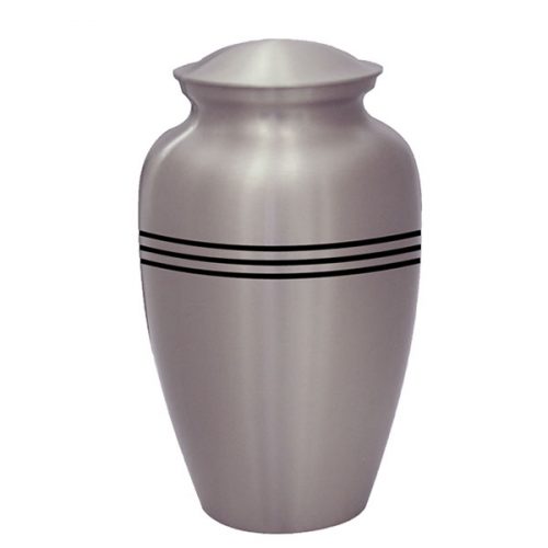 Classic Striped Brass Urn