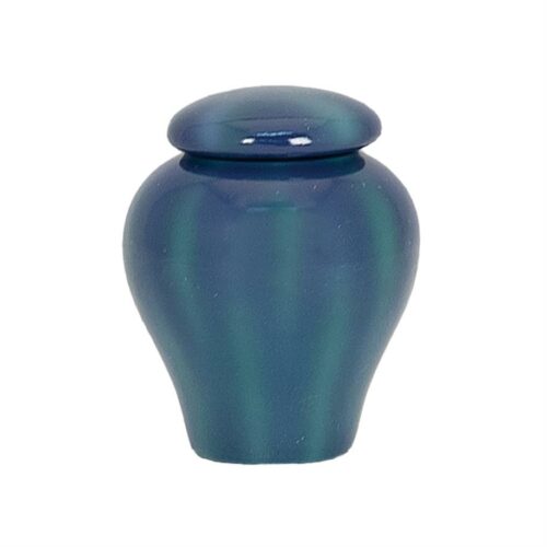 Spring Rain Ceramic Mini Keepsake Urn