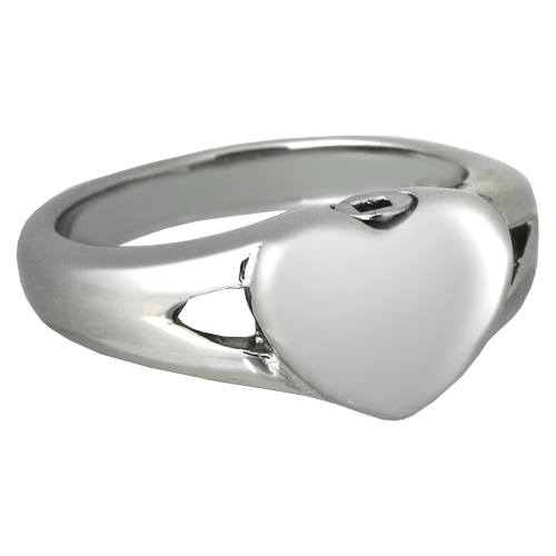 Premium Stainless Steel Simple Heart Ring