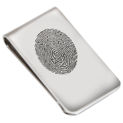 Fingerprint Money Clip Keepsake