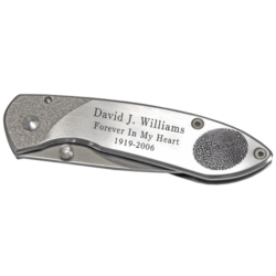 Stainless Steel Fingerprint Knife
