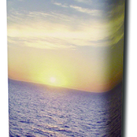Ocean Sunset Natural Scatter Urn