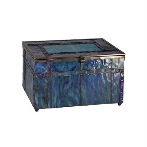 Seaside Glass Memory Chest Urn