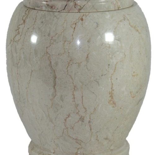 Sea Shell Marble Cremation Urn