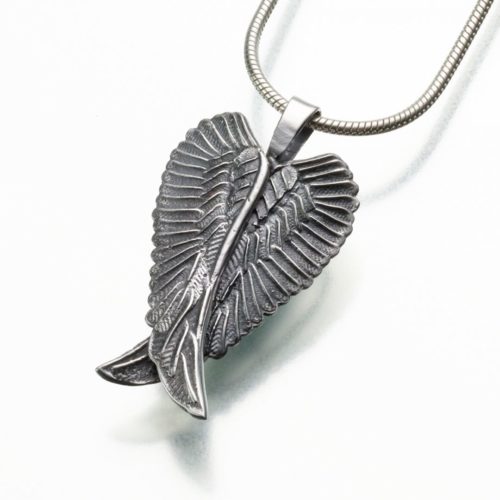 Angel Wings Cremation Pendant