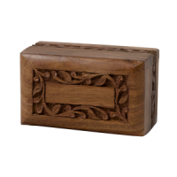Rosewood Border Mini Urn Box