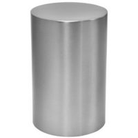 Stainless Steel Silver Cylinder Urn