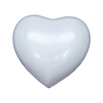 Arielle Ivory Heart Urn