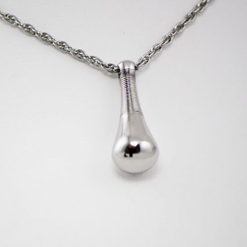 Silver Victoria Cremation Pendant