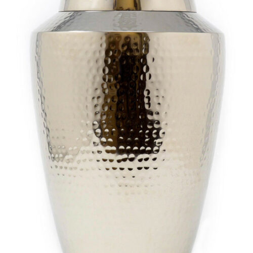 Hammered Aluminum Cremation Urn