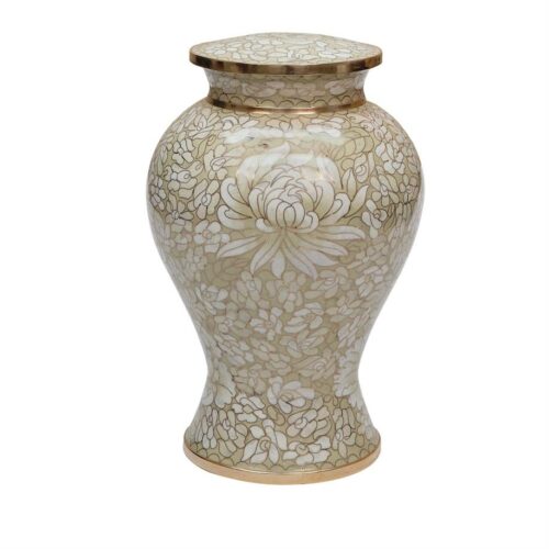Opal Cloisonne Urn
