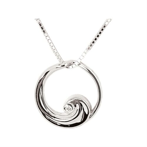 Eternal Wave CZ Necklace
