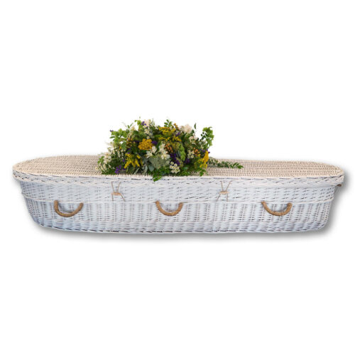 White Willow Cremation Casket