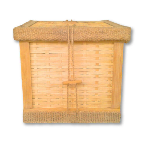 Woven Sustainable Bamboo Urn