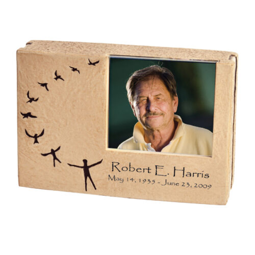 In Flight Photo Cremation Keepsake