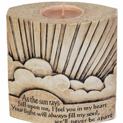 Sun Rays Candle Keepsake Urn