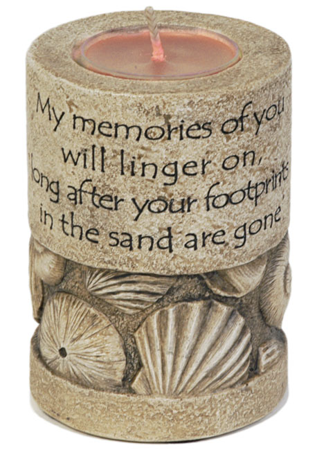 Seashell Candle Keepsake Urn