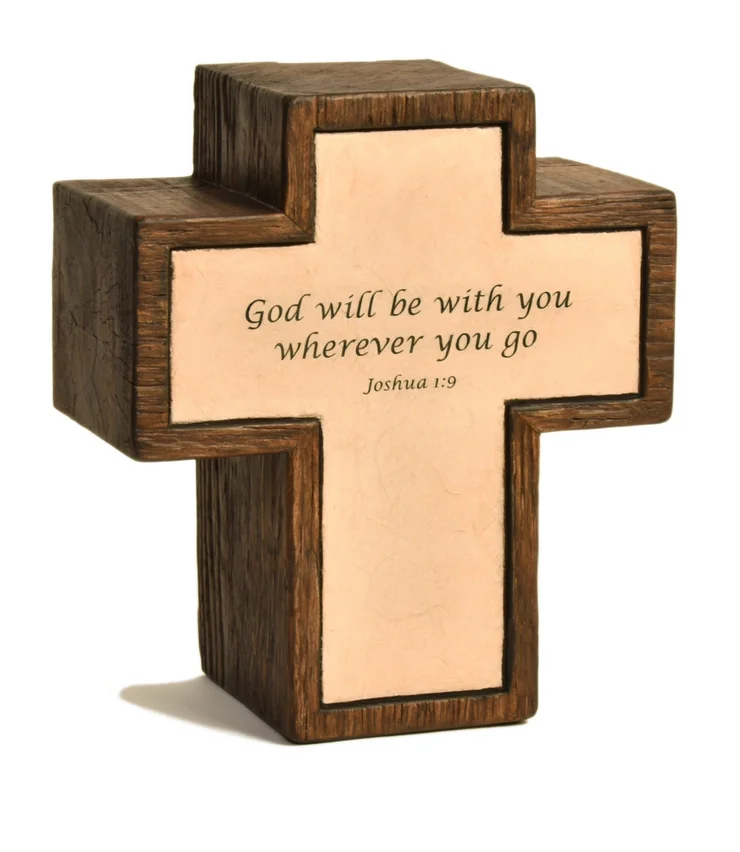 Cross Textured Stone Urn