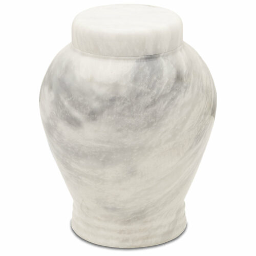 Antique White Marble Urn